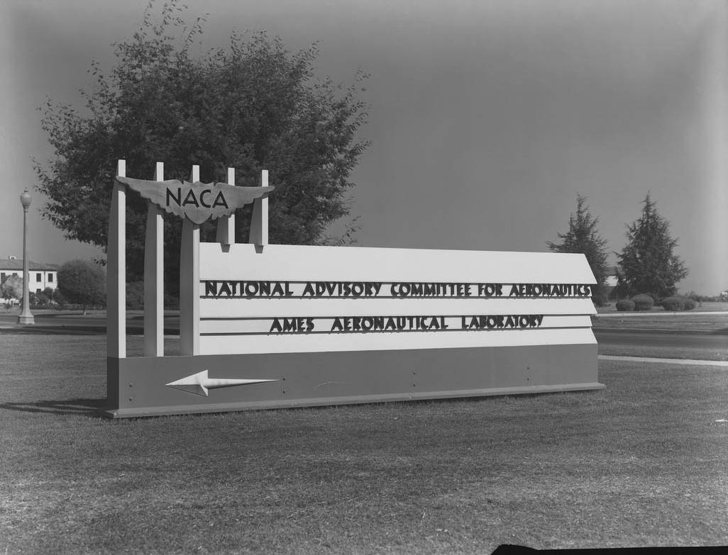 NACA sign 1940s